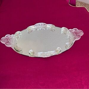 Art Deco Vintage Vanity Mirrored Perfume Tray
